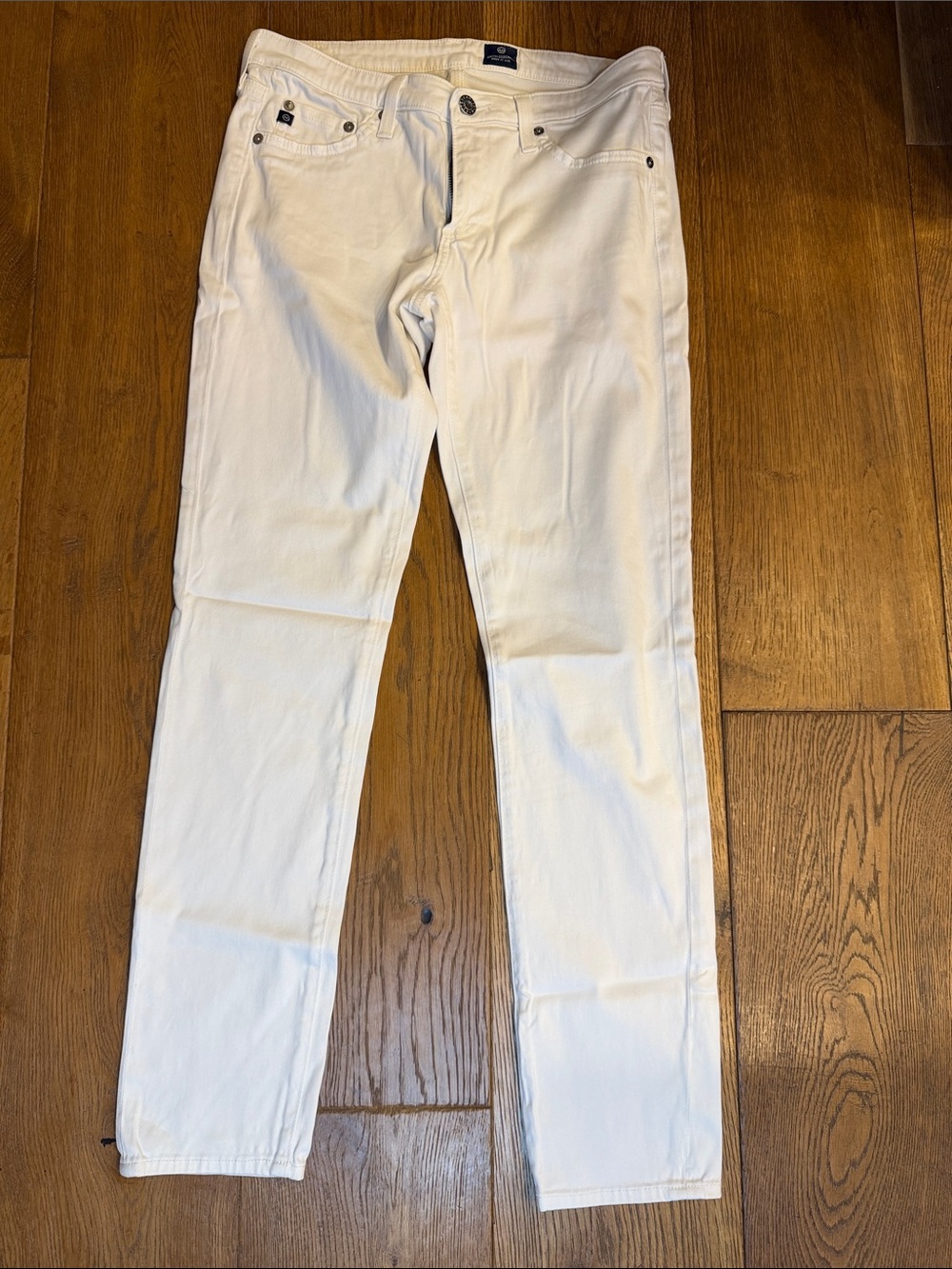 Ag Adriano Goldschmied White Denim Jeans